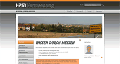 Desktop Screenshot of hpm-vermessung.de